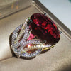 CLARET ZIRCON RING