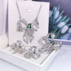 CLASSIC EMERALD BOW ZIRCON SET