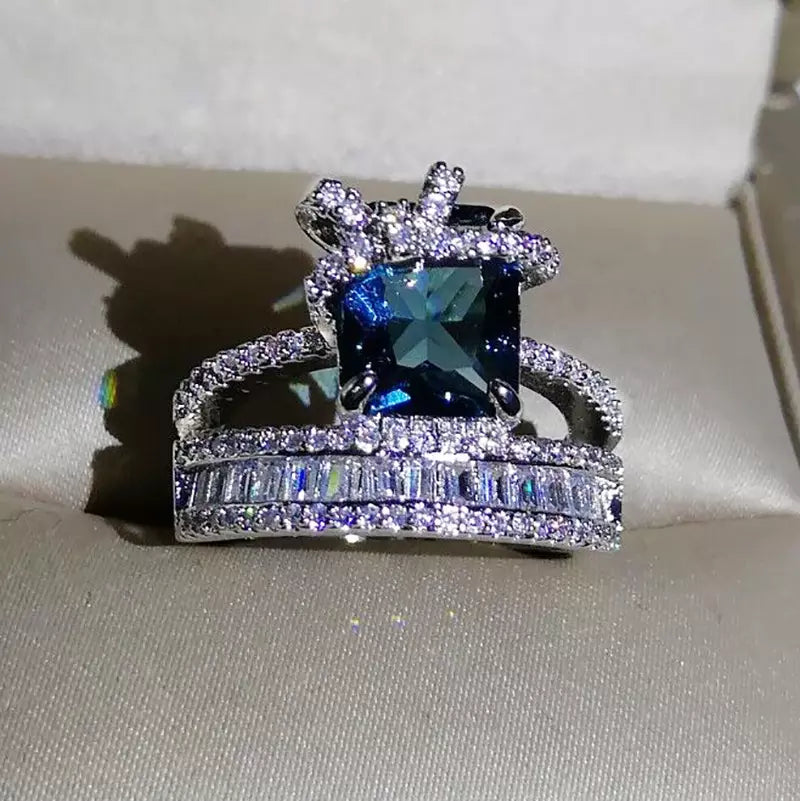 IMPERIAL BLUE ZIRCON RING