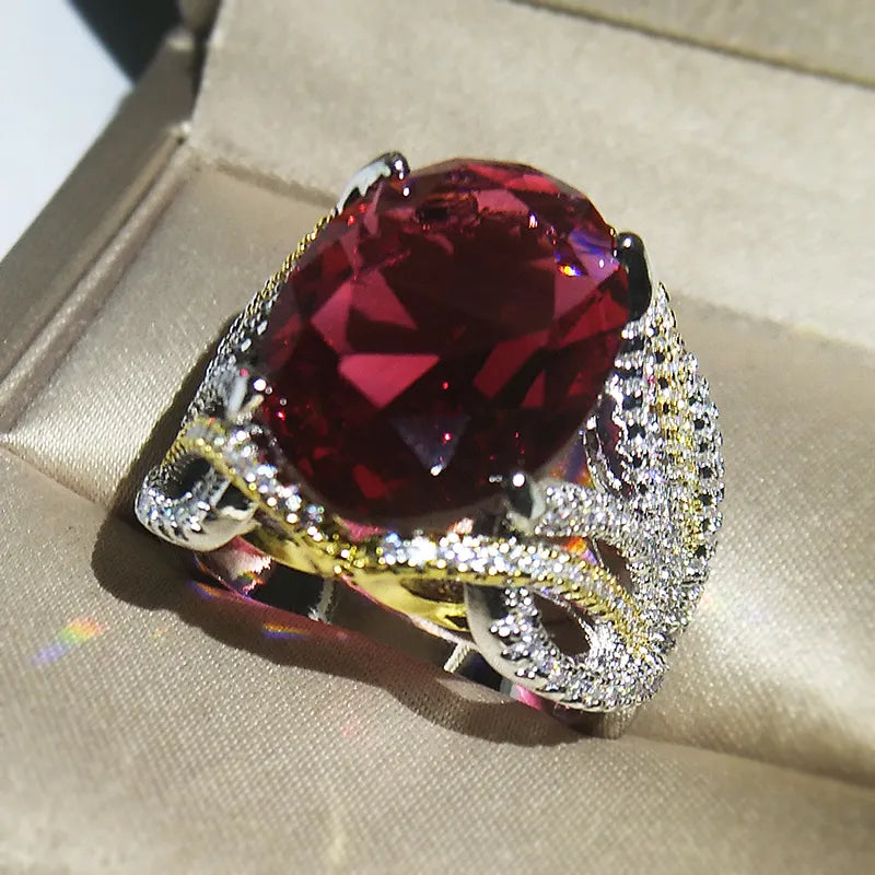 CLARET ZIRCON RING