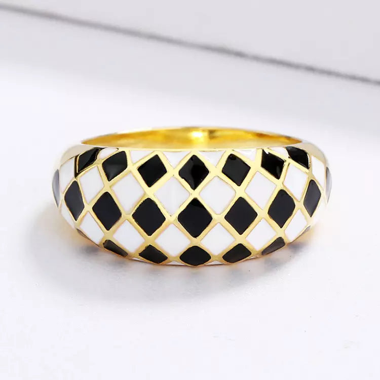 CLASSIC DAMIER RING