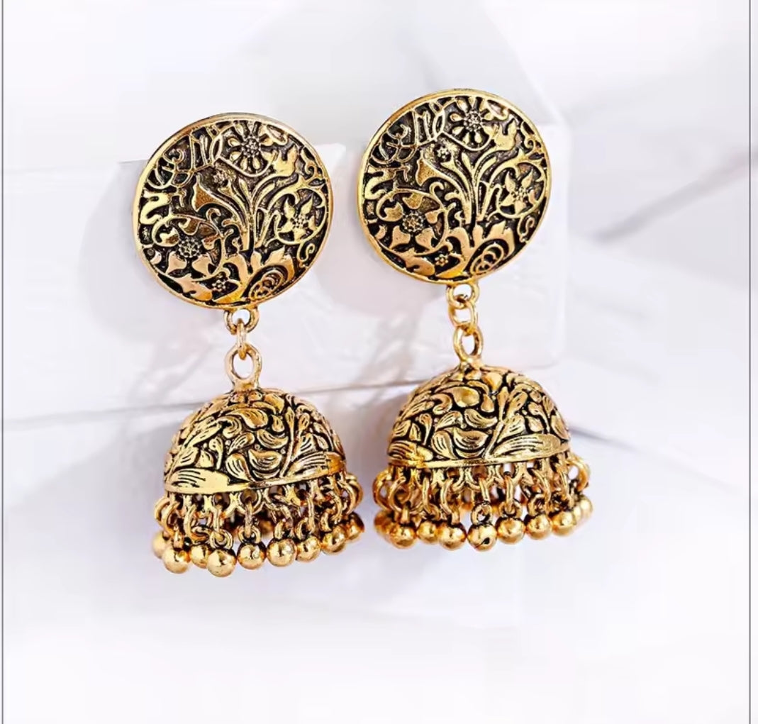 AFGHAN JHUMKA EARRINGS