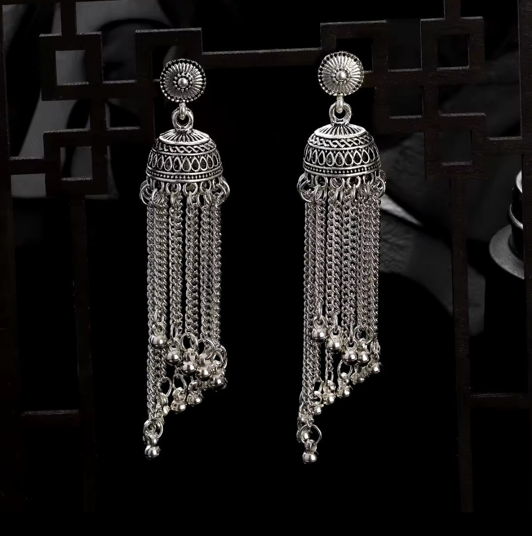 TASSEL ROUND JHUMKA BELLS