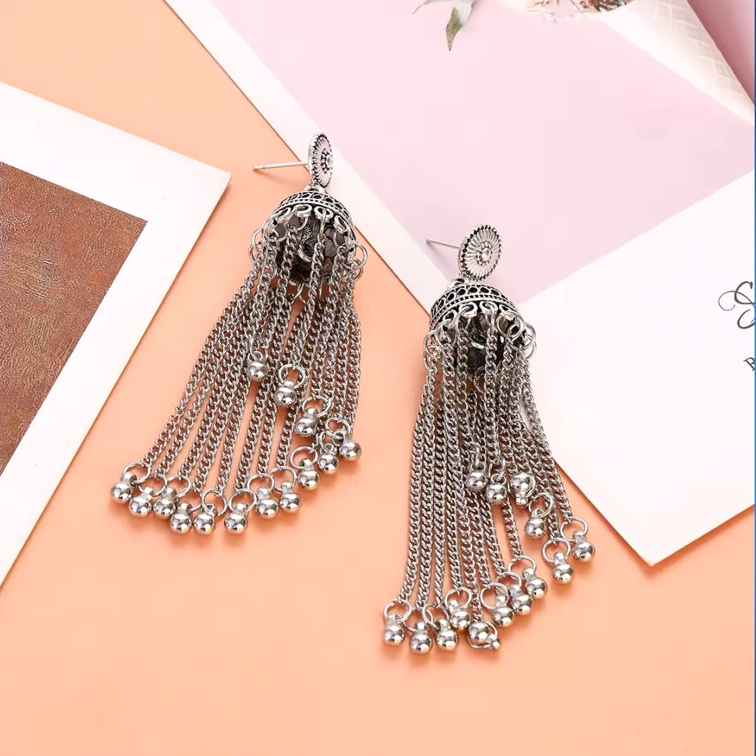 TASSEL ROUND JHUMKA BELLS