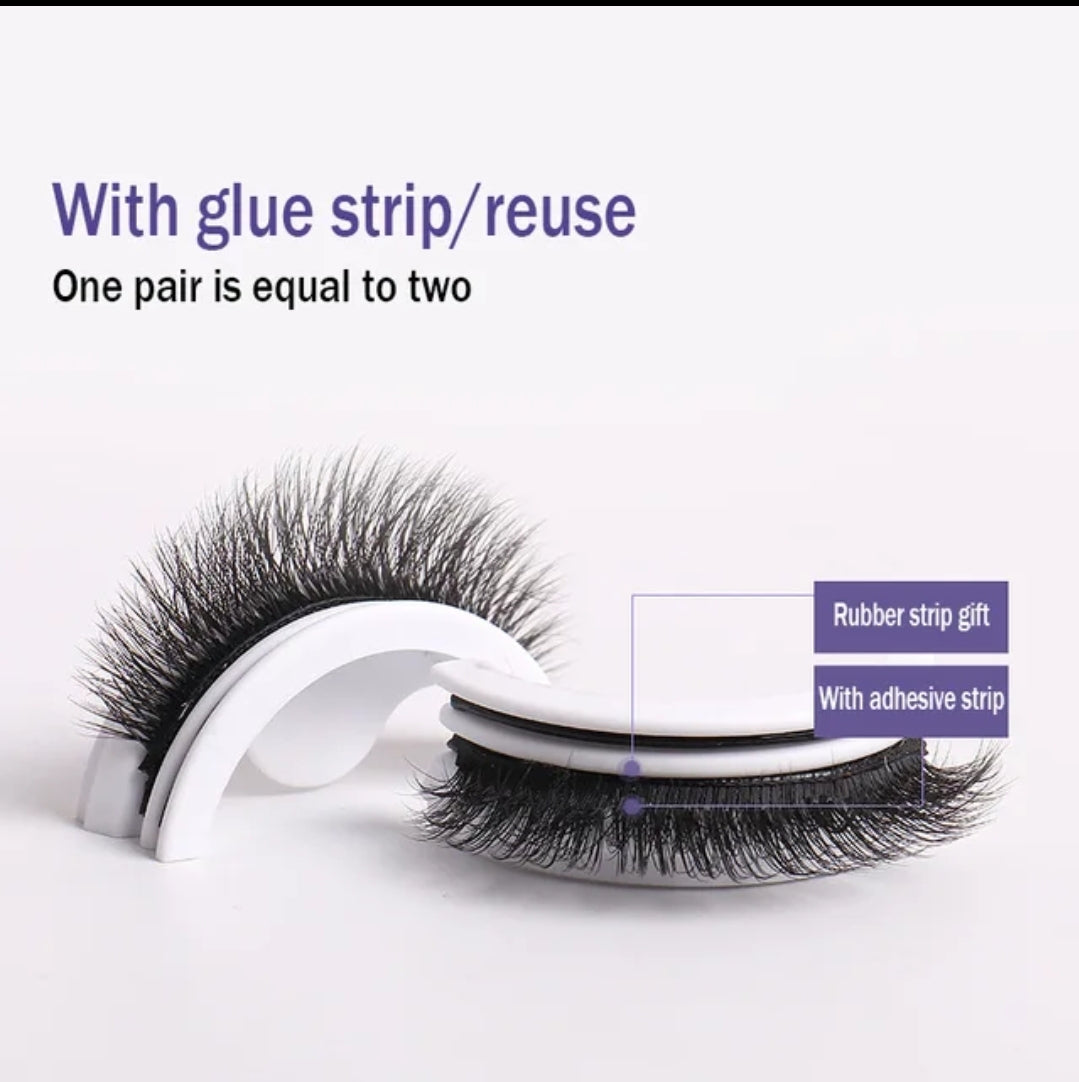 3D self adhesive eyelash style 5