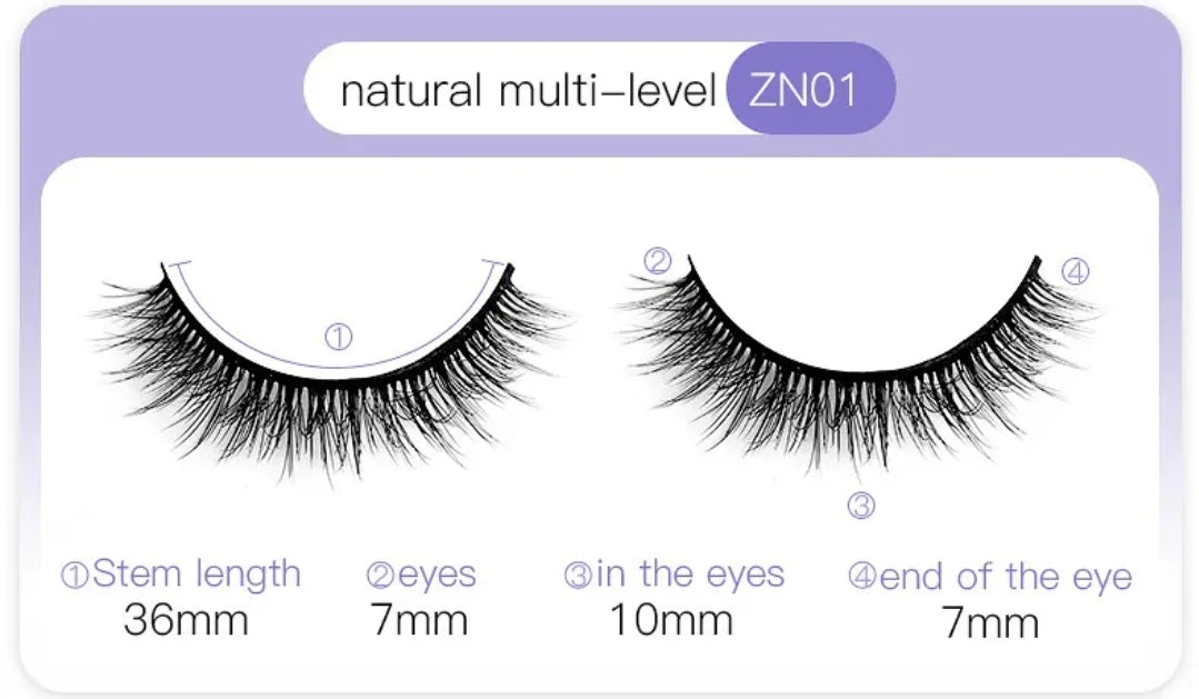 3D self adhesive eyelash style 1