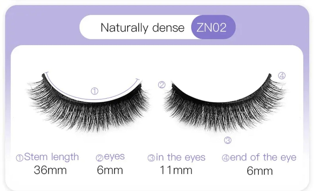 3D self adhesive eyelash style 2