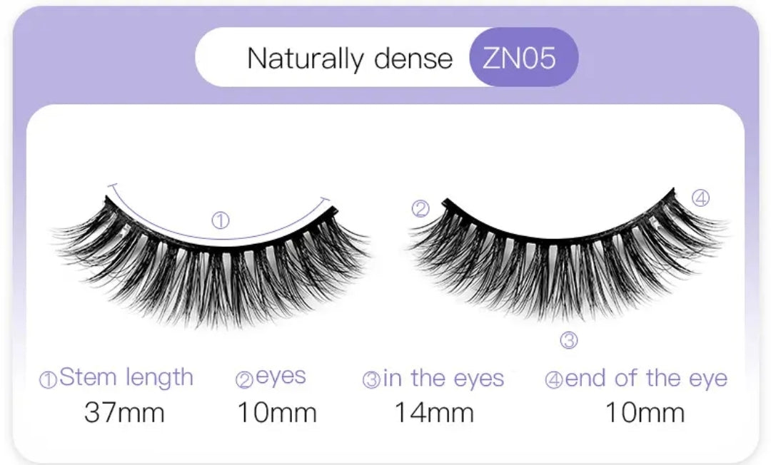 3D self adhesive eyelash style 5