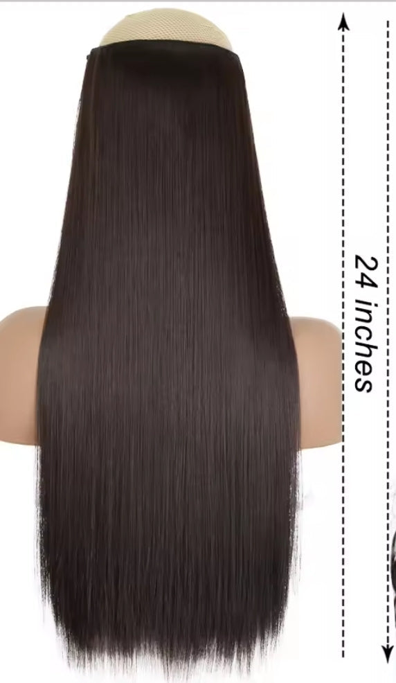 SYNTHETIC STRAIGHT HAIR EXTENSION (5clips)