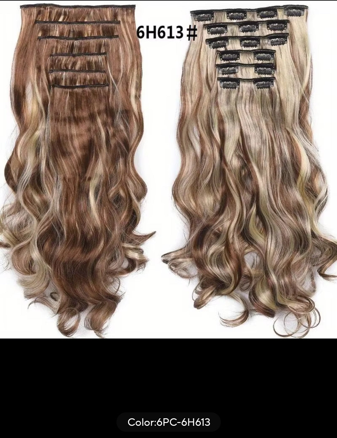 SYNTHETIC WAVY HAIR EXTENSION