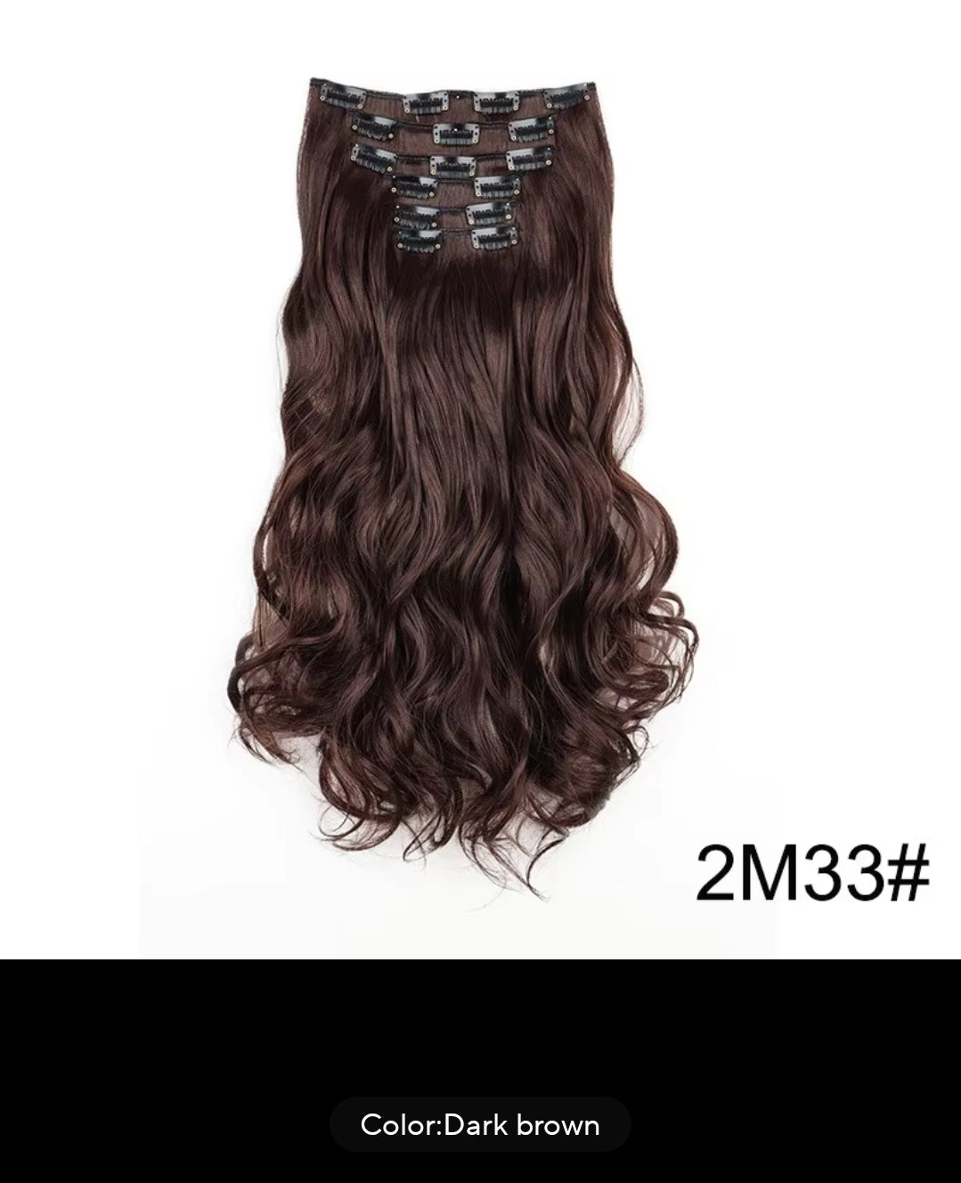 SYNTHETIC WAVY HAIR EXTENSION