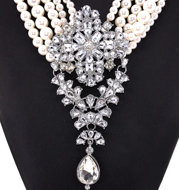 LAYERED PEARL NECKLACE