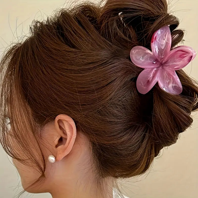 GRADIENT PLASTIC HAIR CLAW (3PC)