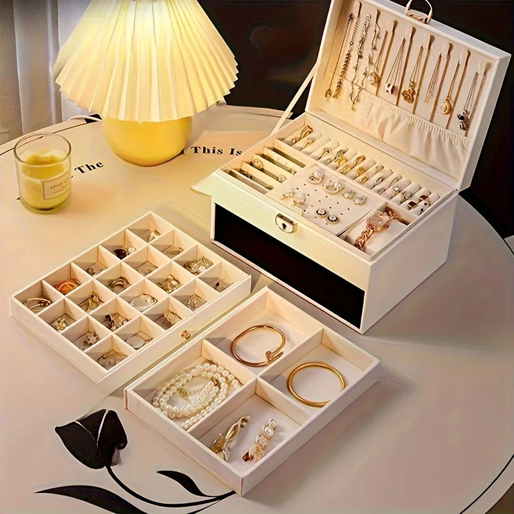 THREE LAYER JEWELRY BOX