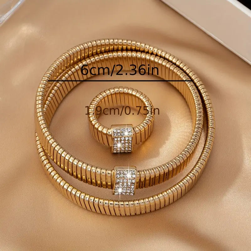 SERPENT BRACELET AND RING