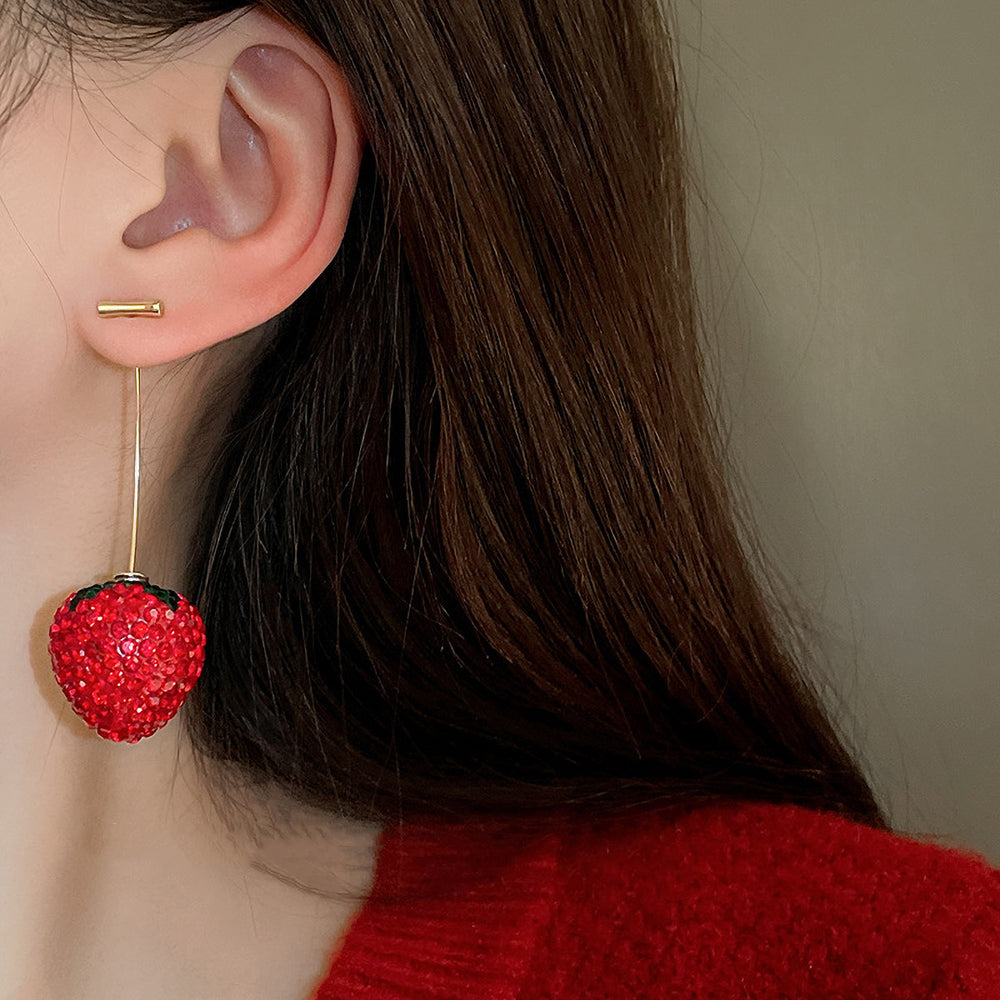 STRAWBERRY EARRINGS