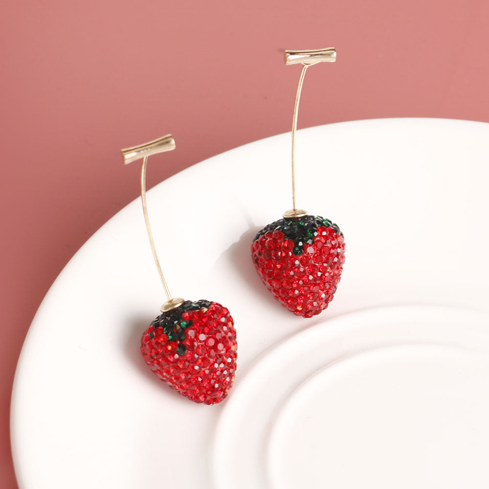 STRAWBERRY EARRINGS
