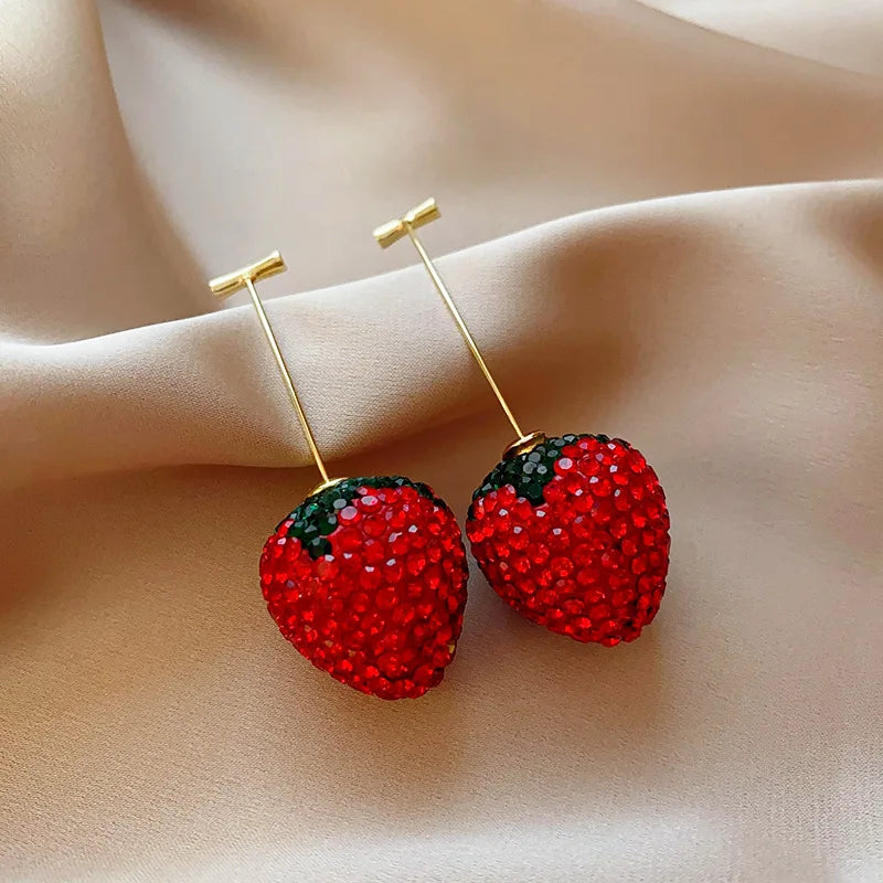 STRAWBERRY EARRINGS