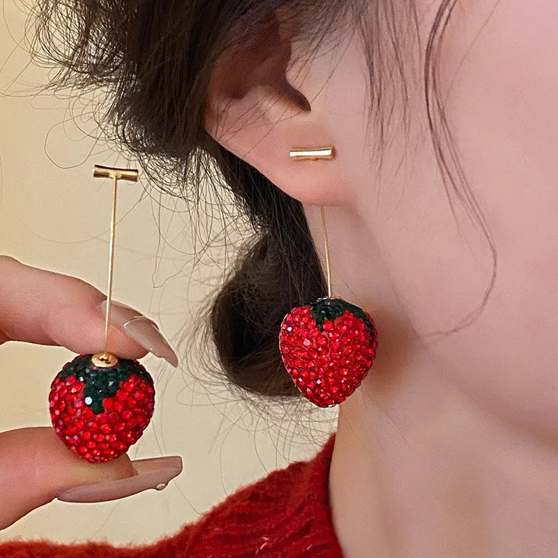 STRAWBERRY EARRINGS