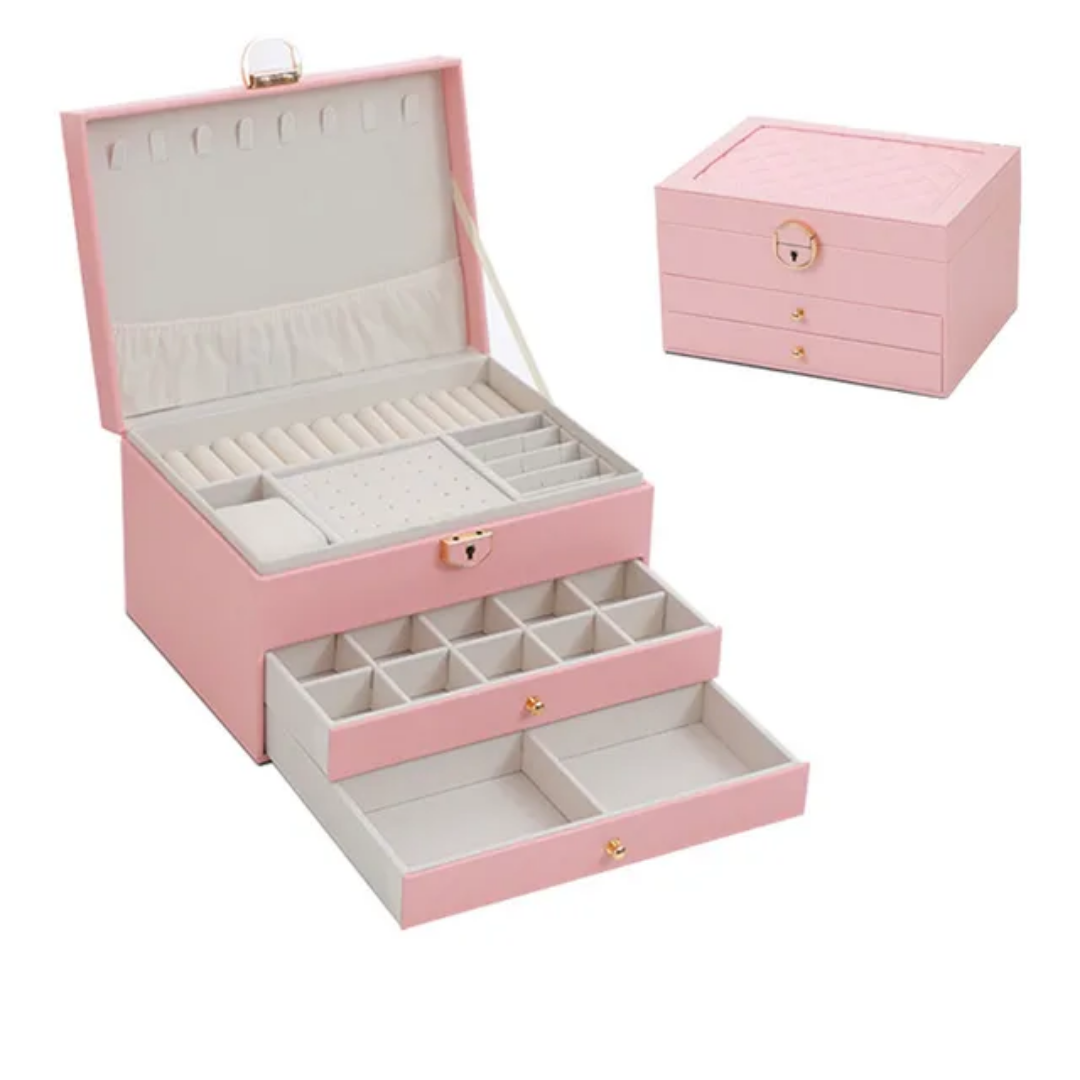 THREE LAYER JEWELRY BOX