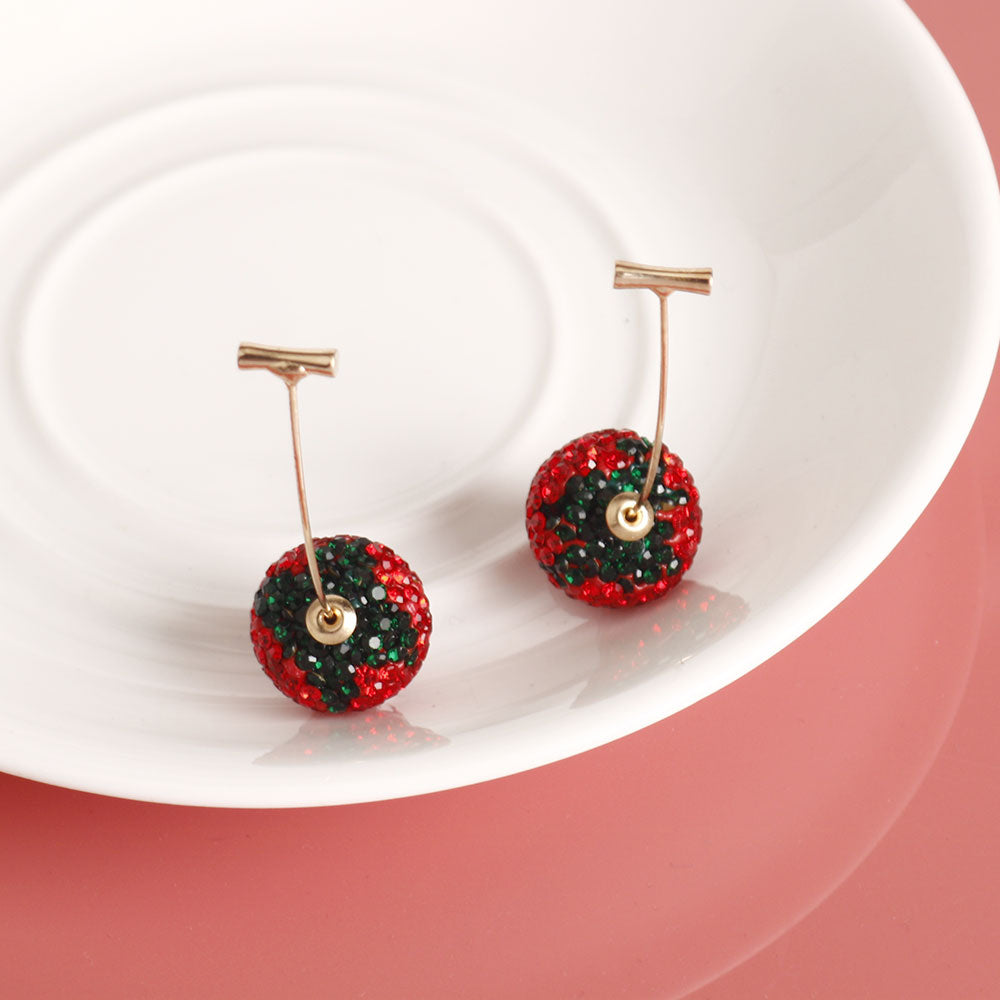 STRAWBERRY EARRINGS
