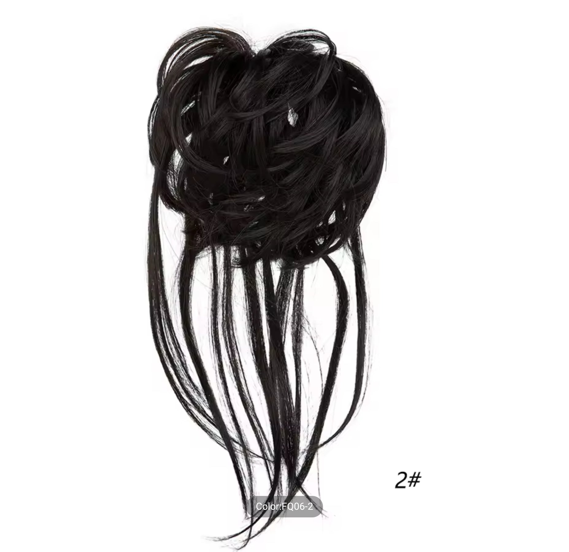 SYNTHETIC CURLY MESSY BUN SCRUNCHY