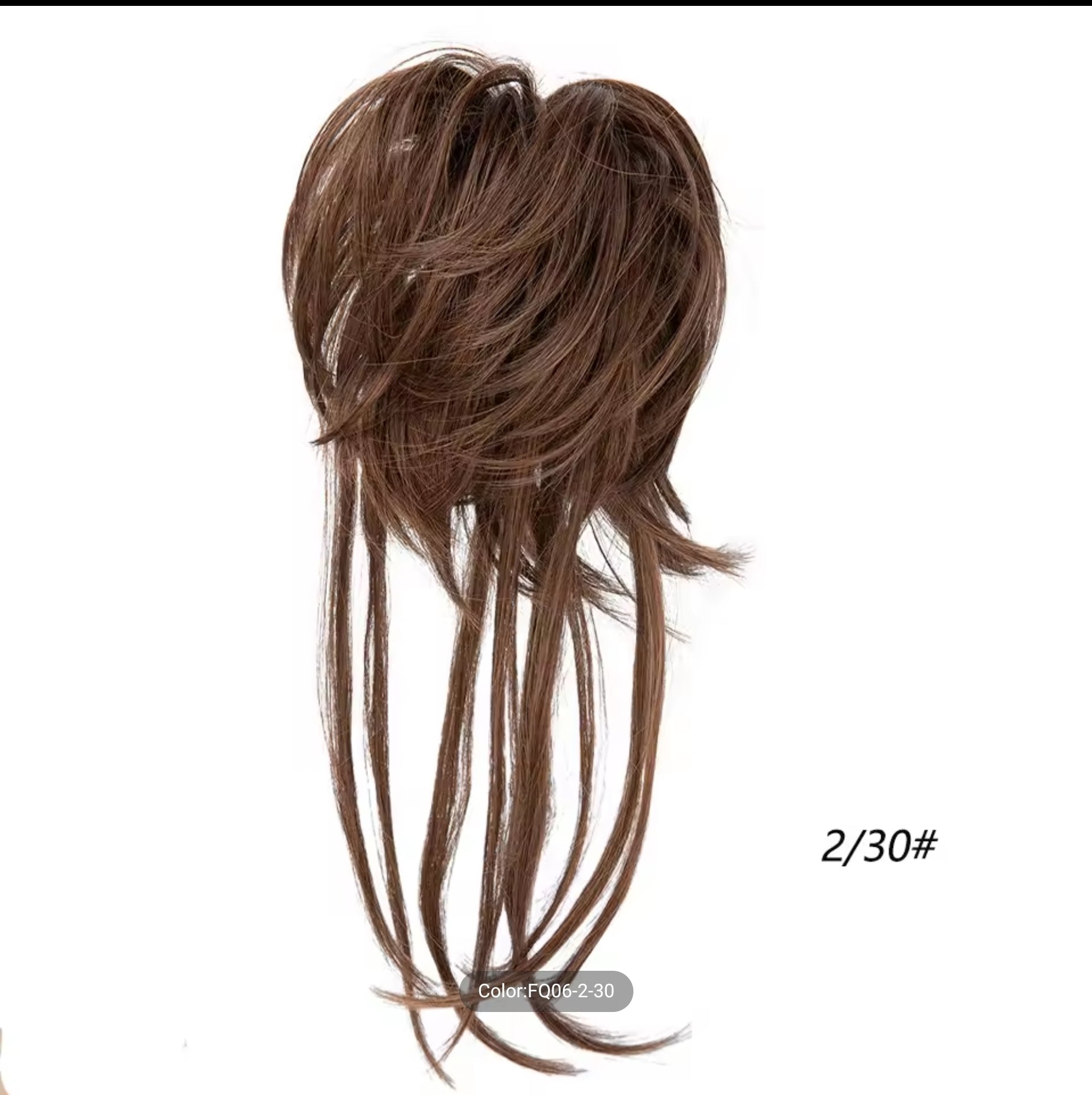 SYNTHETIC CURLY MESSY BUN SCRUNCHY